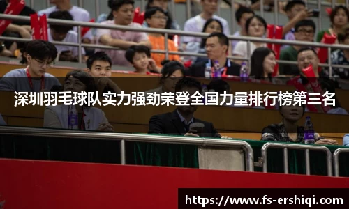 深圳羽毛球队实力强劲荣登全国力量排行榜第三名